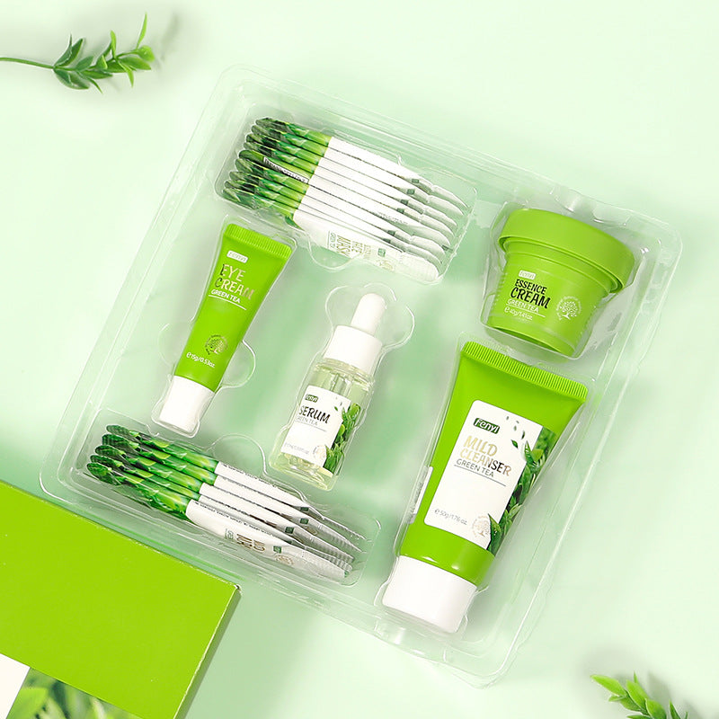 Green Tea 6-Piece Skincare Set by Colvyra, photo 2