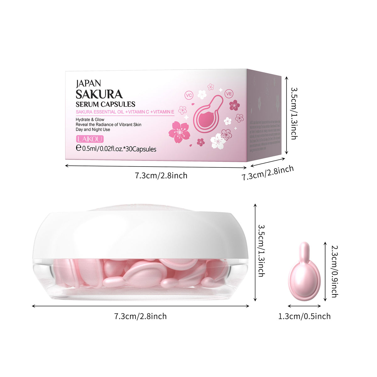 Sakura Hydrating Capsule Serum by Colvyra, photo 5