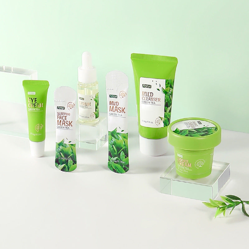 Green Tea 6-Piece Skincare Set by Colvyra, photo 4